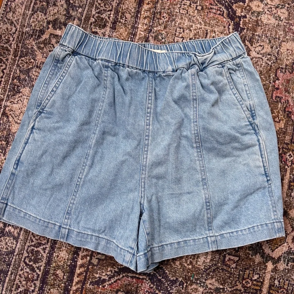 NWT Madewell pull on denim‎ shorts